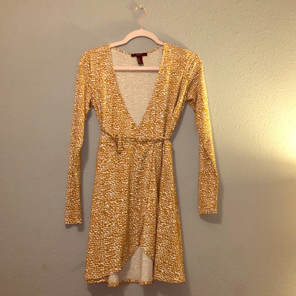 Tie around mini dress